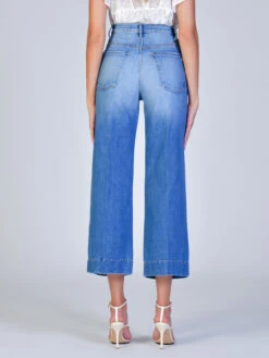 Black Orchid Emma Double Yoke Wide Leg Crop BRIGHT BLUE -Apparel Sale Shop 5B921D861AF5000PRODUCT 03