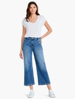 Paige - Aubrey Wide Leg W/ Utility Pockets MEDIUM WASH -Apparel Sale Shop 7839F728235MWSPRODUCT 01