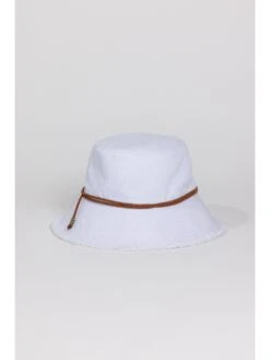 HAT ATTACK FRINGED BUCKET HAT WHITE 8 HAT ATTACK FRINGED BUCKET HAT WHITE -Apparel Sale Shop 86E4F3FCDBC4WHTPRODUCT 02