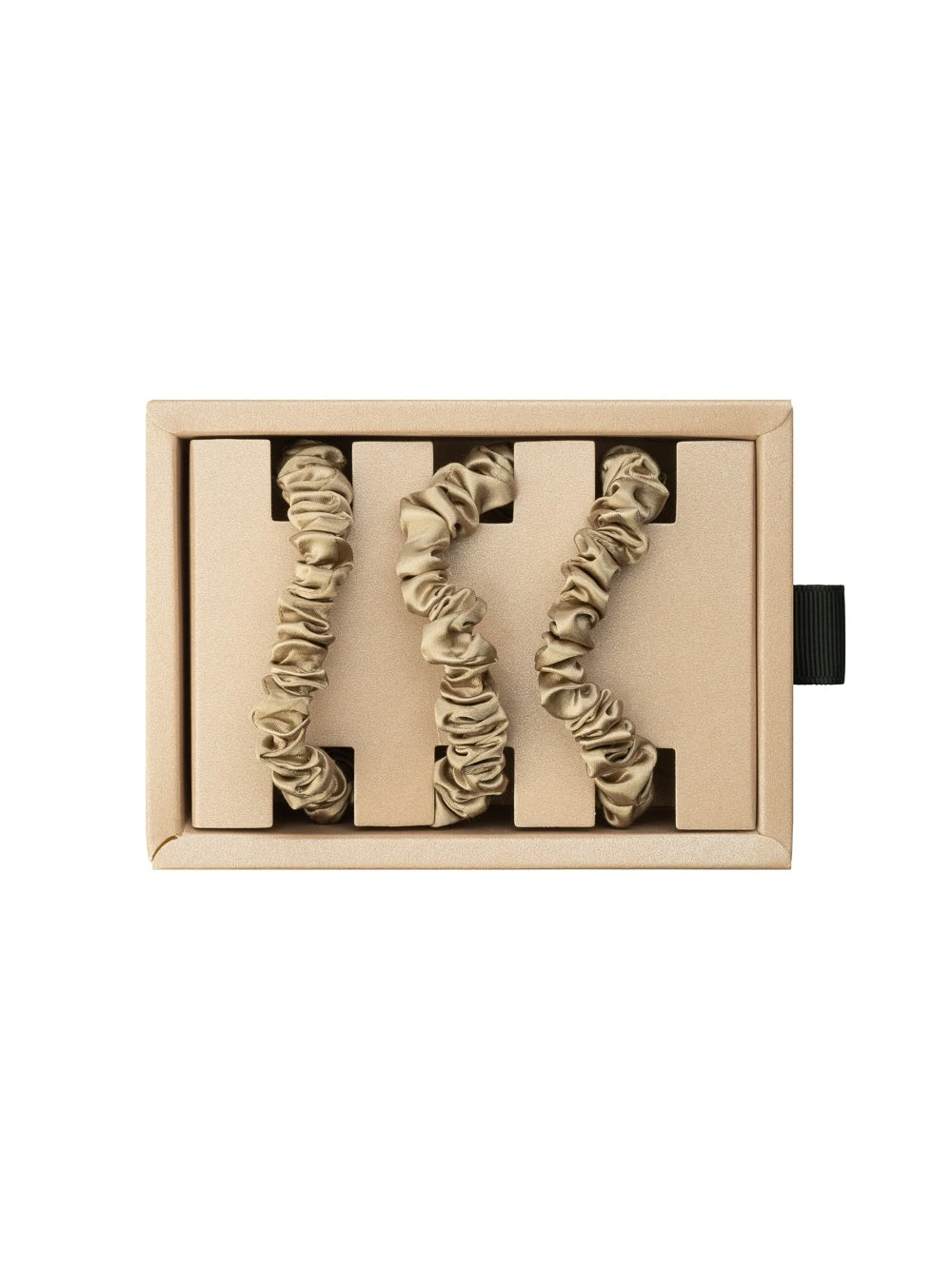 Blissy Skinny Scrunchies TAUPE 4 Blissy Skinny Scrunchies TAUPE - Image 2