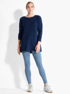 Cool Down Twist Back Sweater INK -Apparel Sale Shop ACTF238176INKPRODUCT 04