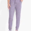 Brushed Flow Jogger PLUM -Apparel Sale Shop ACTF238348PLMPRODUCT 01