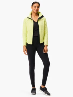 All Year Quilted Jacket CELERY -Apparel Sale Shop ACTW231060CELPRODUCT 04