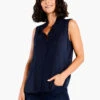 Ruffled Around Tank DARK INDIGO 2 Ruffled Around Tank DARK INDIGO -Apparel Sale Shop ALL1014DIDPRODUCT 01