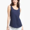 Shirt Tail Perfect Tank DARK INDIGO -Apparel Sale Shop ALL1030DIDPRODUCT 01