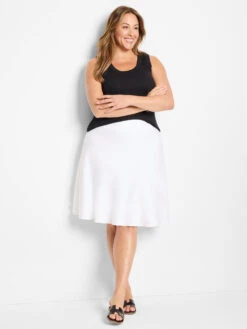 Perfect Knit Rib Scoop Tank -Apparel Sale Shop ALL1051WBLXPRODUCT 02