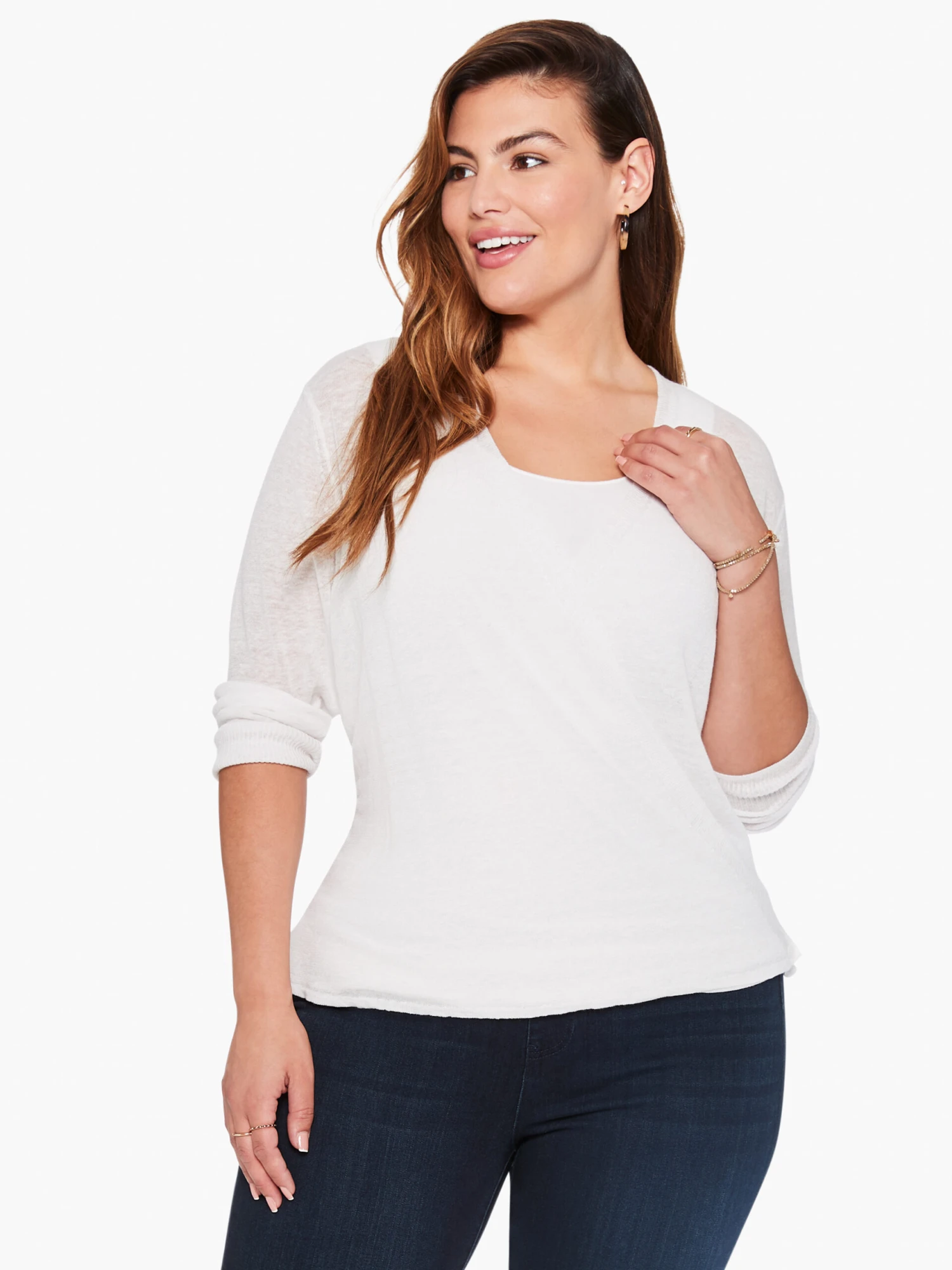 Lightweight 4-Way Cardigan PAPER WHITE 4 Lightweight 4-Way Cardigan PAPER WHITE - Image 2