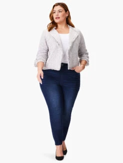 Fringe Mix Knit Jacket SUGAR COOKIE -Apparel Sale Shop ALL1133WSRCPRODUCT 04