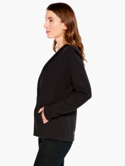 Sleek Knit Jacket BLACK ONYX -Apparel Sale Shop ALL1166BLACK20ONYXPRODUCT 02