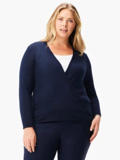 All Year 4-Way Cardigan DARK INDIGO -Apparel Sale Shop ALL1169WDIDPRODUCT 04