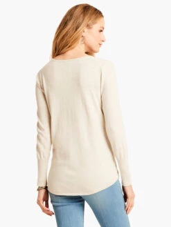 Vital V Neck Sweater PUTTY -Apparel Sale Shop ALL1195 PUT PRODUCT 03