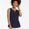 Easy Keyhole Top DARK INDIGO -Apparel Sale Shop ALL1670DIDPRODUCT 01