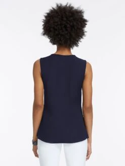 Easy Keyhole Top DARK INDIGO -Apparel Sale Shop ALL1670DIDPRODUCT 03