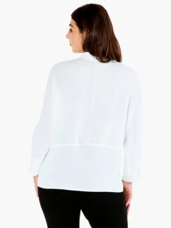 Flowing Ease Blouse PAPER WHITE -Apparel Sale Shop ALL1675WPWHPRODUCT 03