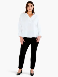 Flowing Ease Blouse PAPER WHITE -Apparel Sale Shop ALL1675WPWHPRODUCT 04