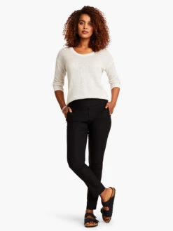 Wonderstretch Zip Pocket Slim Leg Pant BLACK ONYX -Apparel Sale Shop ALL1825 BLX PRODUCT 01