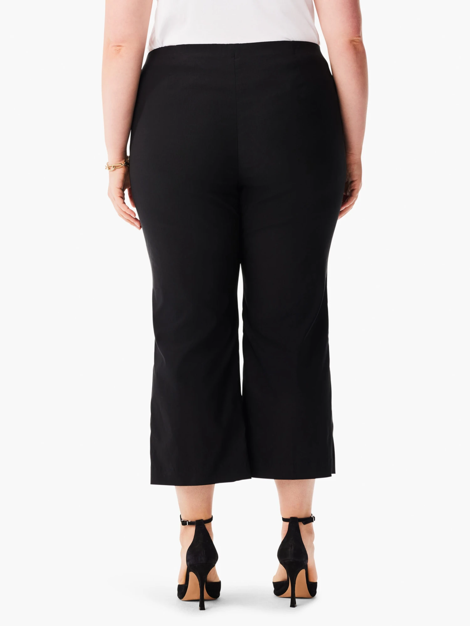 Polished Wonderstretch Wide-Leg Crop BLACK ONYX 5 Polished Wonderstretch Wide-Leg Crop BLACK ONYX - Image 3