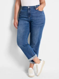 NZ Denim 29" Mid Rise Girlfriend Jeans ATLANTIC