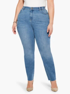 NZ Denim 28" Mid Rise Straight Ankle Jeans HORIZON