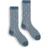 Lisa B - Aster Flower Crew Sock -Apparel Sale Shop ASTERFLOWERBLTPRODUCT 01