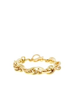 Marlyn Schiff Twisted Oval Link Toggle Bracelet