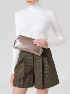 Il Bisonte - Small Snap Close Clutch -Apparel Sale Shop BCL027BZEPRODUCT 03