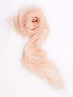 Chan Luu Solid Scarf With Fringe Edges
