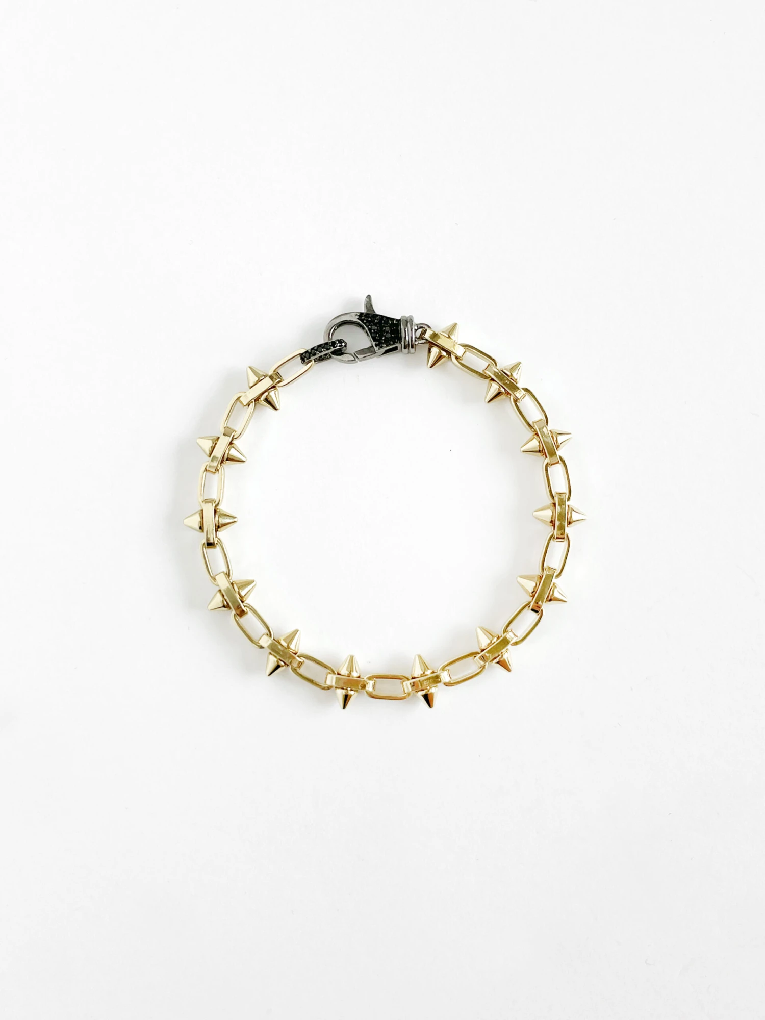 Paula Rosen - Spike And Spinel Star Bracelet GOLD 3 Paula Rosen - Spike And Spinel Star Bracelet GOLD
