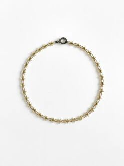 Paula Rosen - Spike And Spinel Star Necklace GOLD