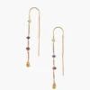 Chan Luu - Chain Earrings With Stones MULTI 2 Chan Luu - Chain Earrings With Stones MULTI -Apparel Sale Shop EG5693LQ MLTPRODUCT 01