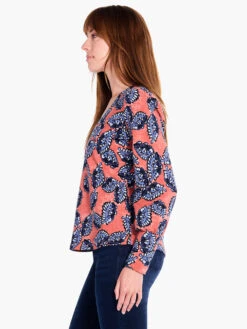 Amber Blues Top BLUE MULTI -Apparel Sale Shop F231026BLTPRODUCT 02