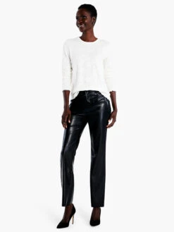 Lace Knit Tee CREAM -Apparel Sale Shop F231034CRMPRODUCT 04