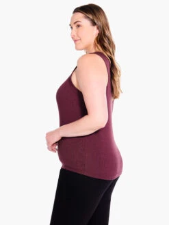 Perfect Knit Rib Scoop Tank REDWOOD 7 Perfect Knit Rib Scoop Tank REDWOOD -Apparel Sale Shop F231051WRDWPRODUCT 02