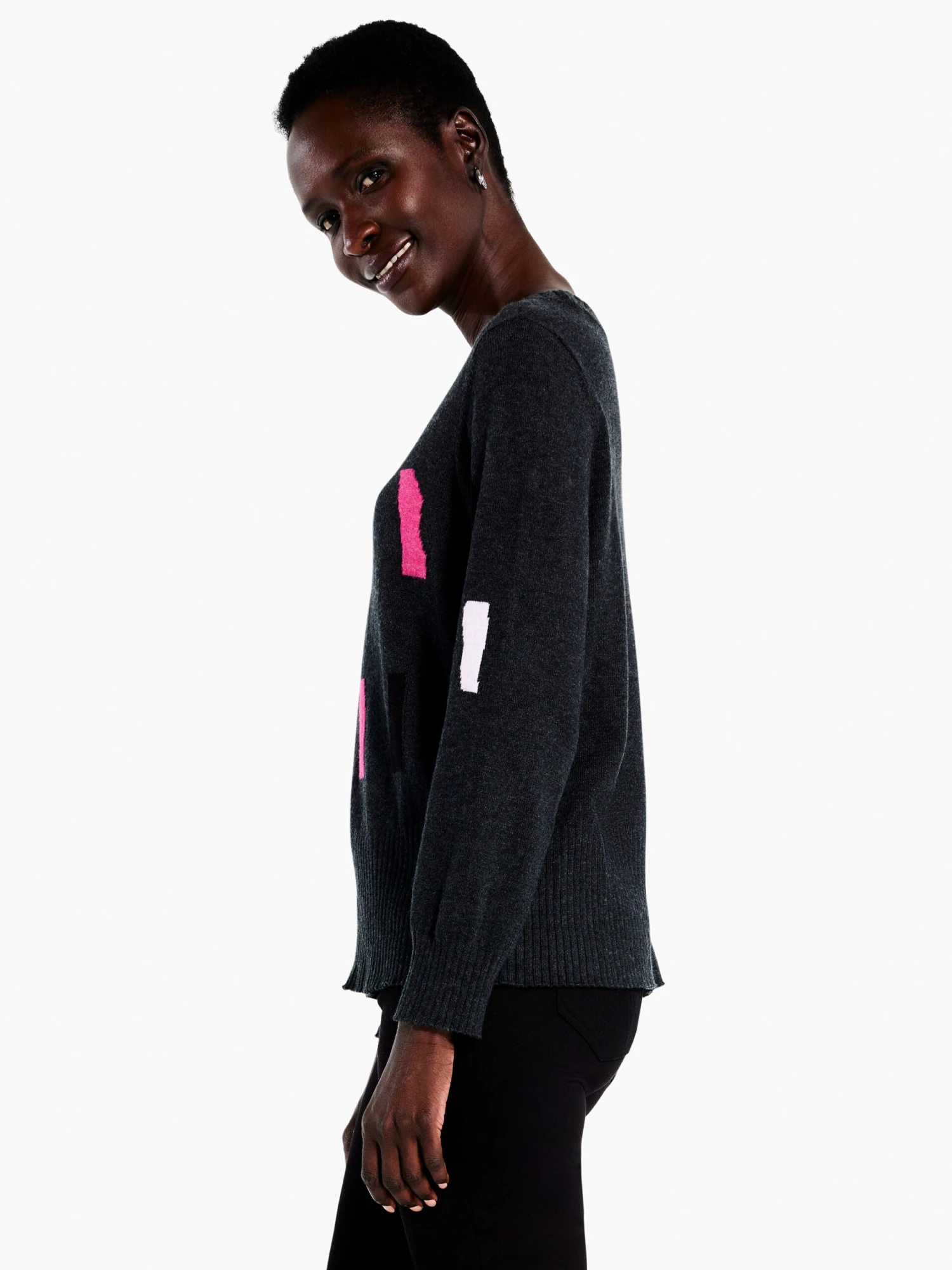 Falling Frost Sweater PINK MULTI 4 Falling Frost Sweater PINK MULTI - Image 2