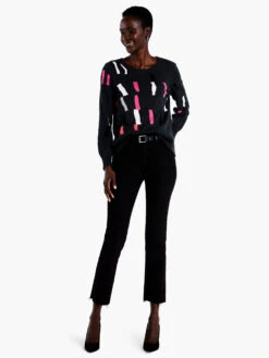 Falling Frost Sweater PINK MULTI 9 Falling Frost Sweater PINK MULTI -Apparel Sale Shop F231105PKMPRODUCT 04