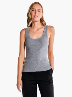 Rib Sweater Tank MOONWALK