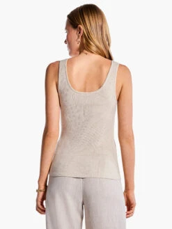 Rib Sweater Tank SANDSHELL -Apparel Sale Shop F231106SSHPRODUCT 03