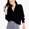 Drape Collar Shaker Sweater -Apparel Sale Shop F231111BLXPRODUCT 04