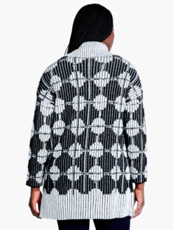 Soft Dot Cardigan BLACK MULTI -Apparel Sale Shop F231119WBLMPRODUCT 03