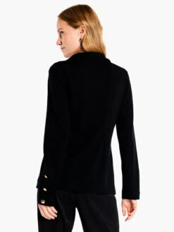 City Charm Knit Blazer BLACK ONYX -Apparel Sale Shop F231122BLXPRODUCT 03 1