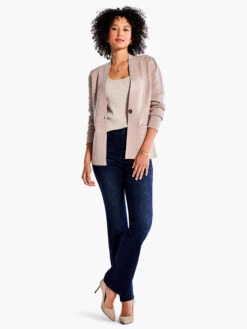 Femme Sleeve Knit Jacket -Apparel Sale Shop F231126BCTPRODUCT 04