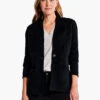 Femme Sleeve Knit Jacket BLACK ONYX -Apparel Sale Shop F231126BLXPRODUCT 01