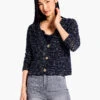 Midnight Sky Crochet Cardigan INDIGO MIX -Apparel Sale Shop F231128IGXPRODUCT 01