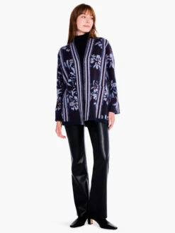 Moody Blooms Cardigan BLUE MULTI -Apparel Sale Shop F231130BLTPRODUCT 04