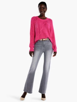 Crafted Cables Sweater PINK MULTI -Apparel Sale Shop F231131PKMPRODUCT 04