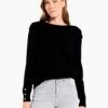 Playful Cuff Sweater -Apparel Sale Shop F231144BLXPRODUCT 01