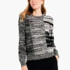Mixed Musings Sweater BLACK MULTI -Apparel Sale Shop F231147BLMPRODUCT 01