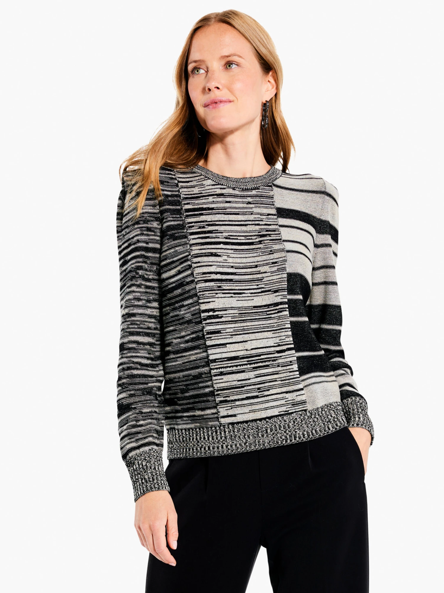 Mixed Musings Sweater BLACK MULTI 3 Mixed Musings Sweater BLACK MULTI