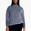 Pixel Play Sweater BLUE MULTI -Apparel Sale Shop F231148WBLTPRODUCT 01