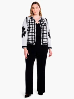 Romantic Soutache Knit Jacket GREY MULTI 9 Romantic Soutache Knit Jacket GREY MULTI -Apparel Sale Shop F231150WGMIPRODUCT 04